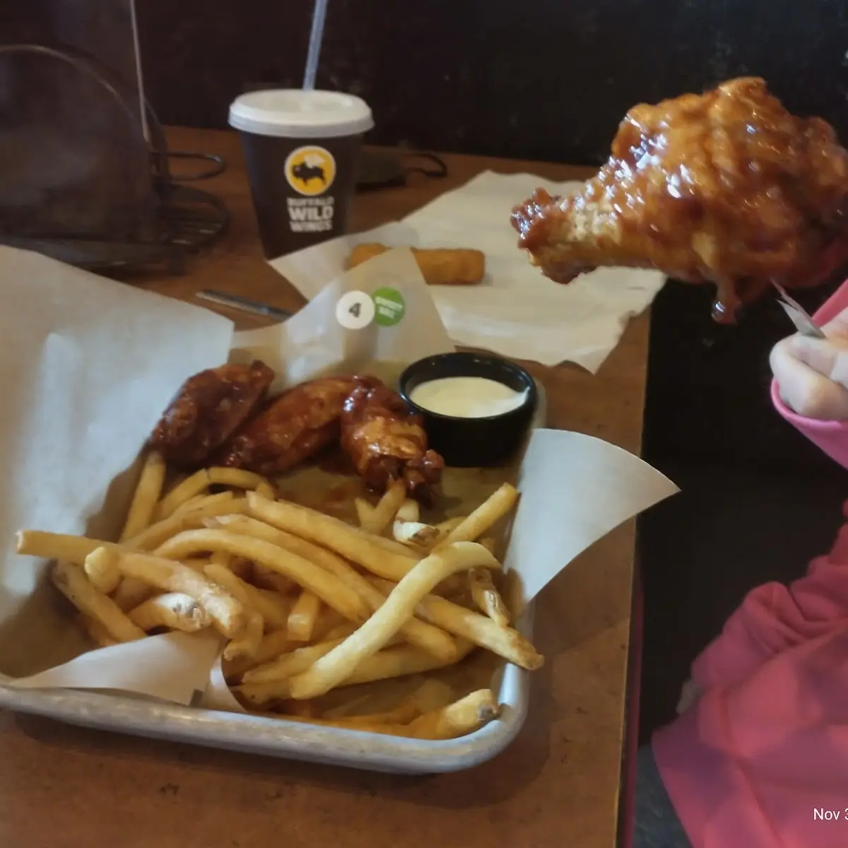 Buffalo Wings and Fries