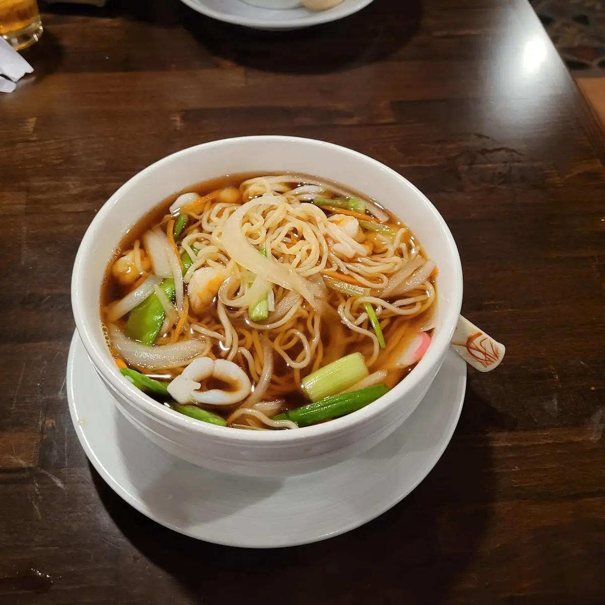 Seafood Soba Noodle Soup