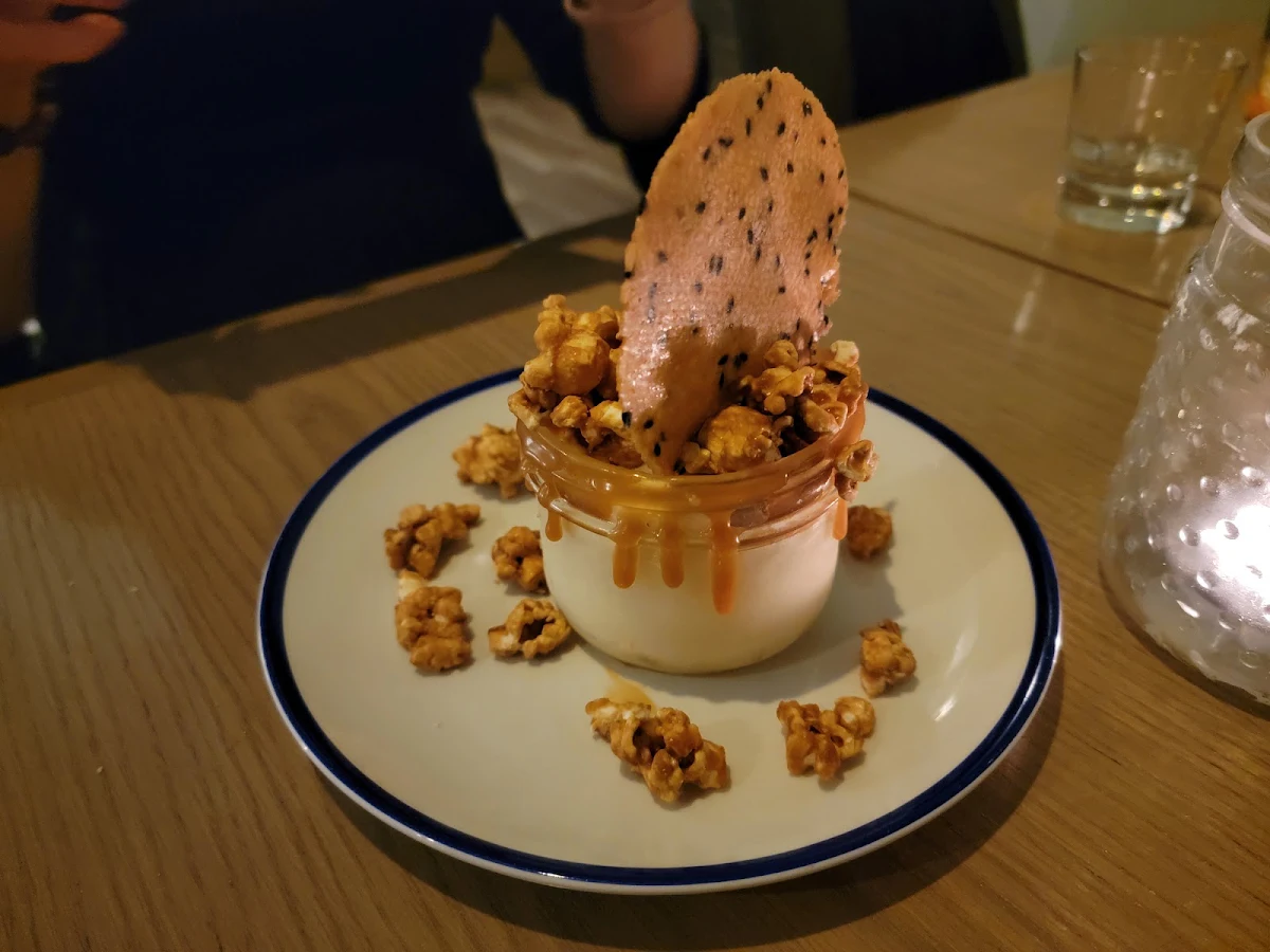 Salted Caramel Sundae with Kettle Corn