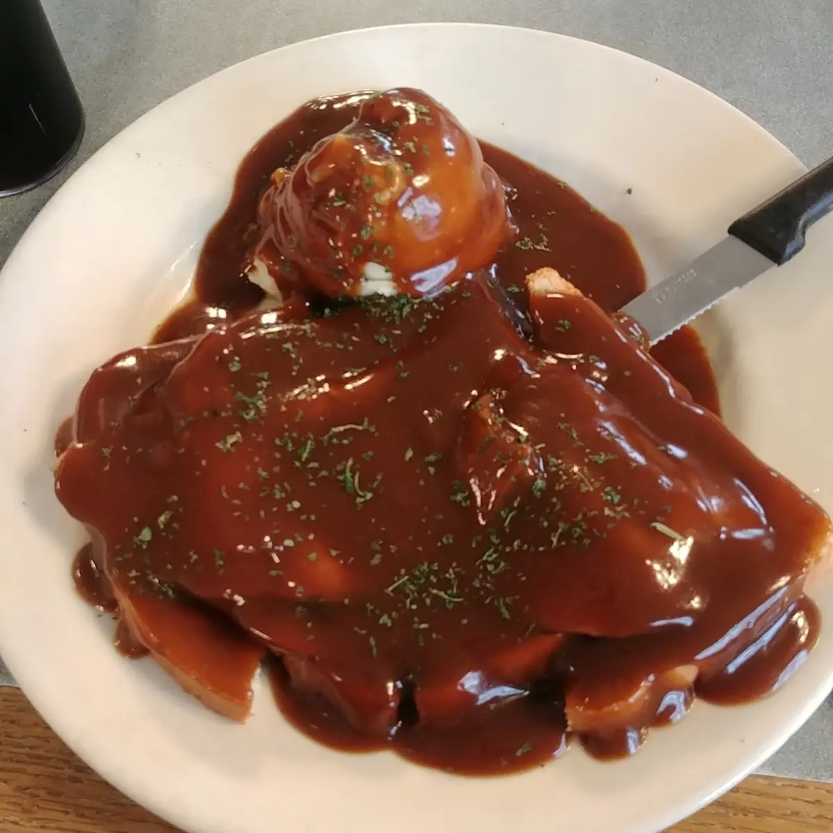 Open Faced Roast Beef