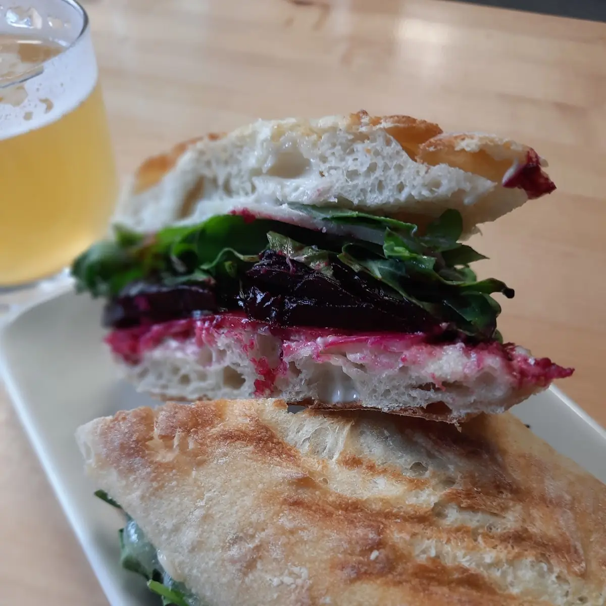 Beet Grilled Cheese Panini