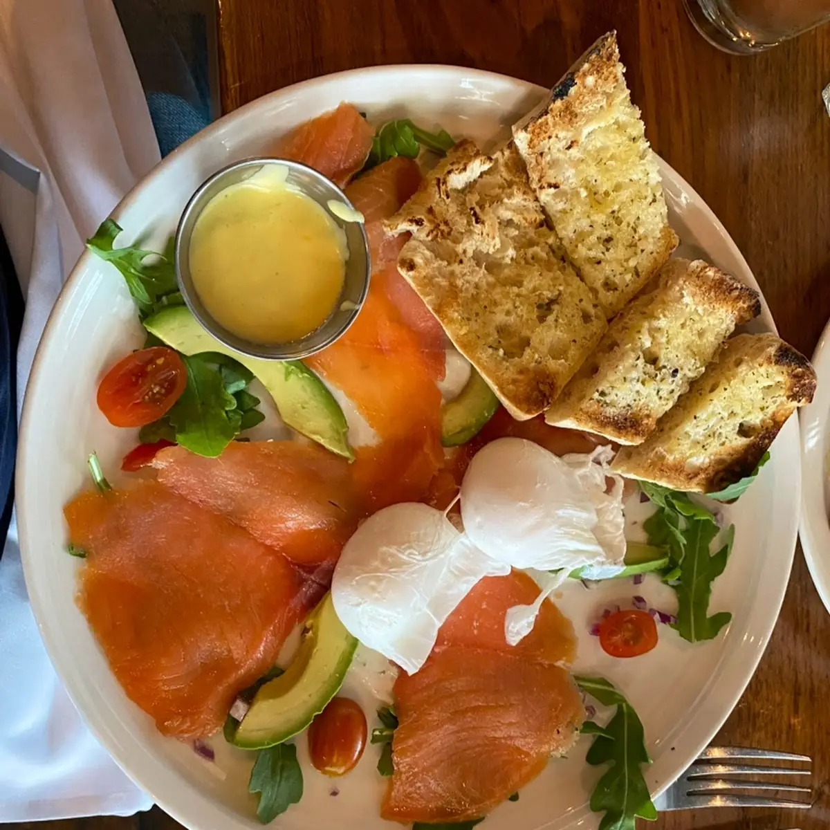 Smoked Salmon and Poached Eggs