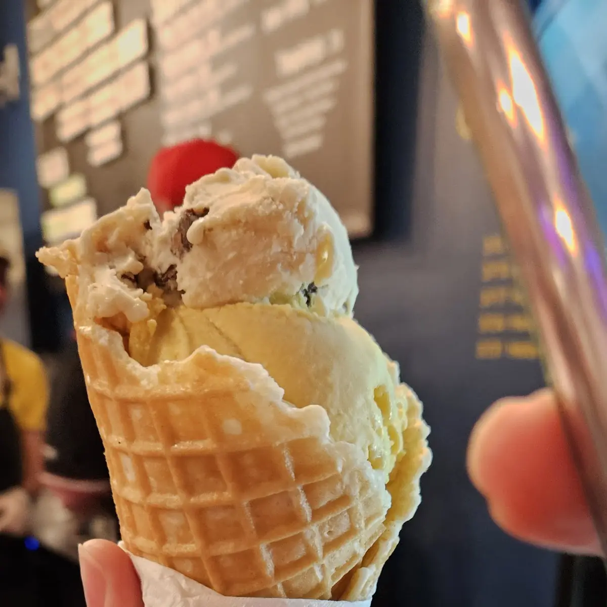 Butter Beer Waffle Cone