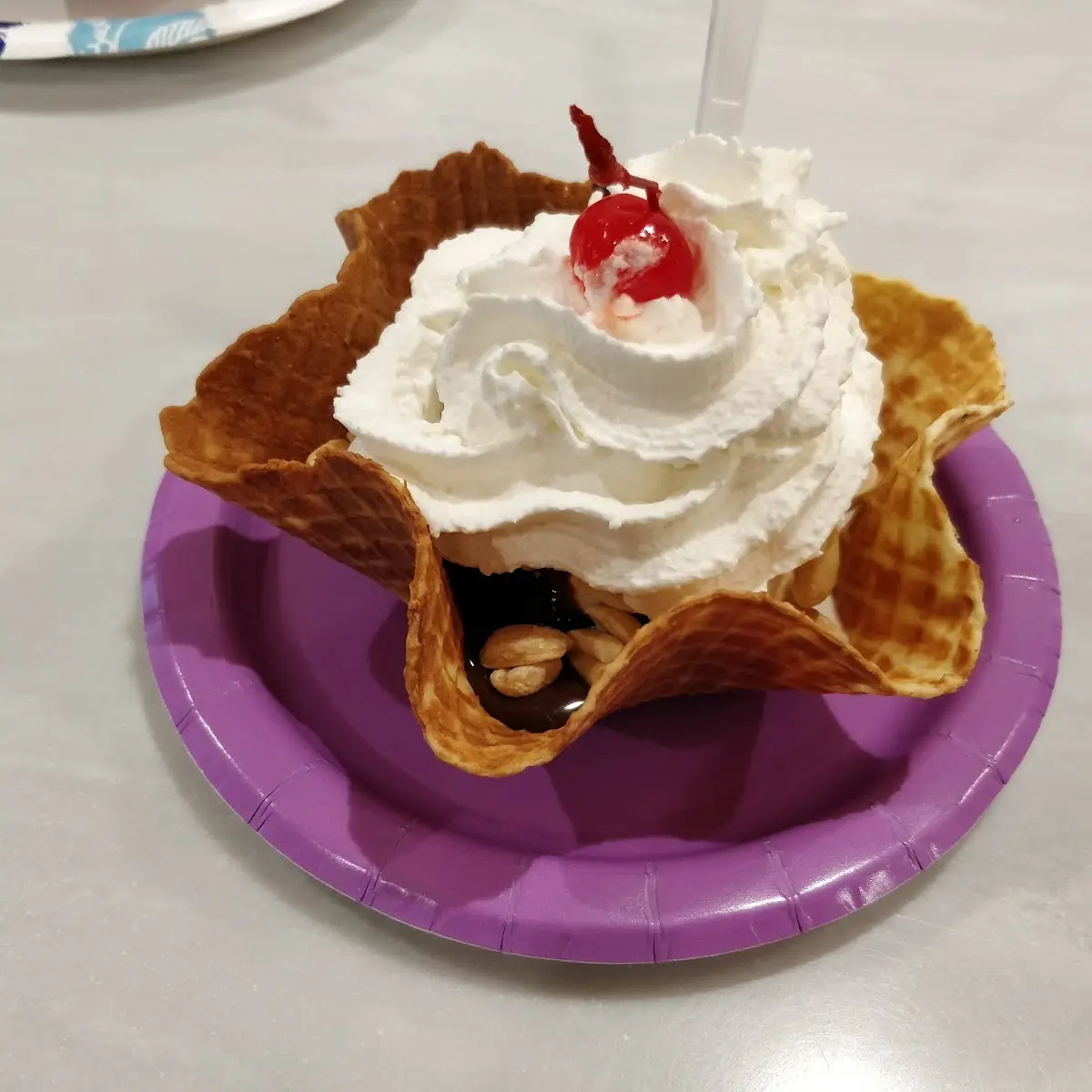 Waffle Cone Sundae