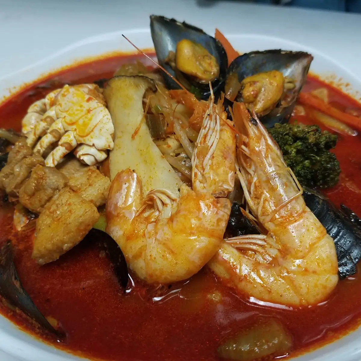 Spicy Seafood Soup Jjamppong Tang
