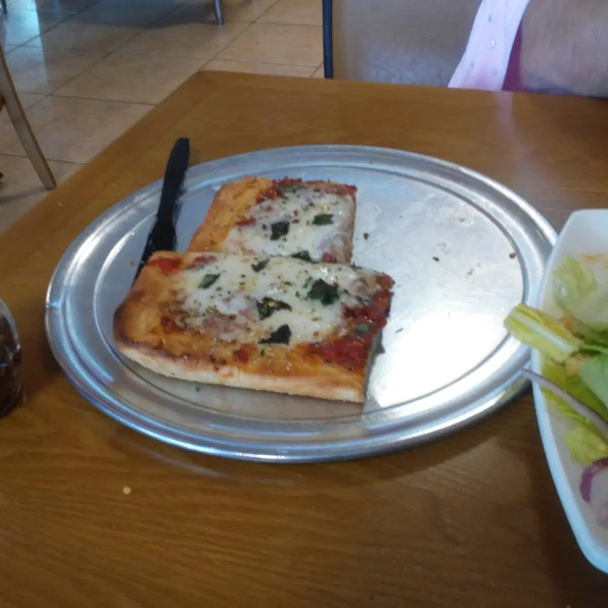 Mom's Pizza and Side Salad