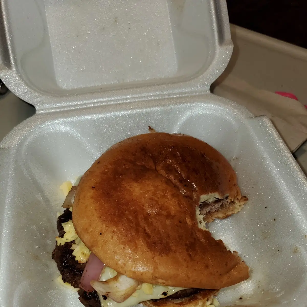 Smoked Gouda Cheese Burger
