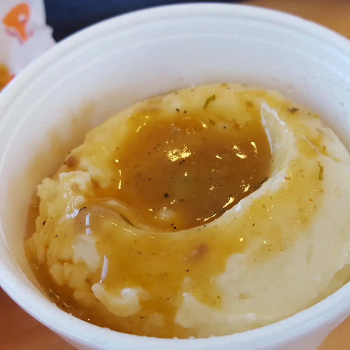 Mashed Potatoes and Brown Gravy