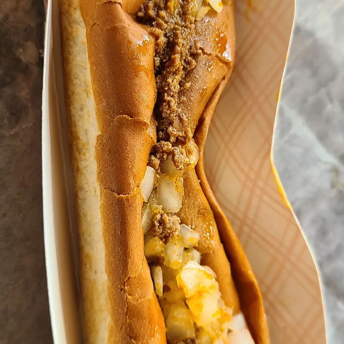 All the Way Cheese Dog