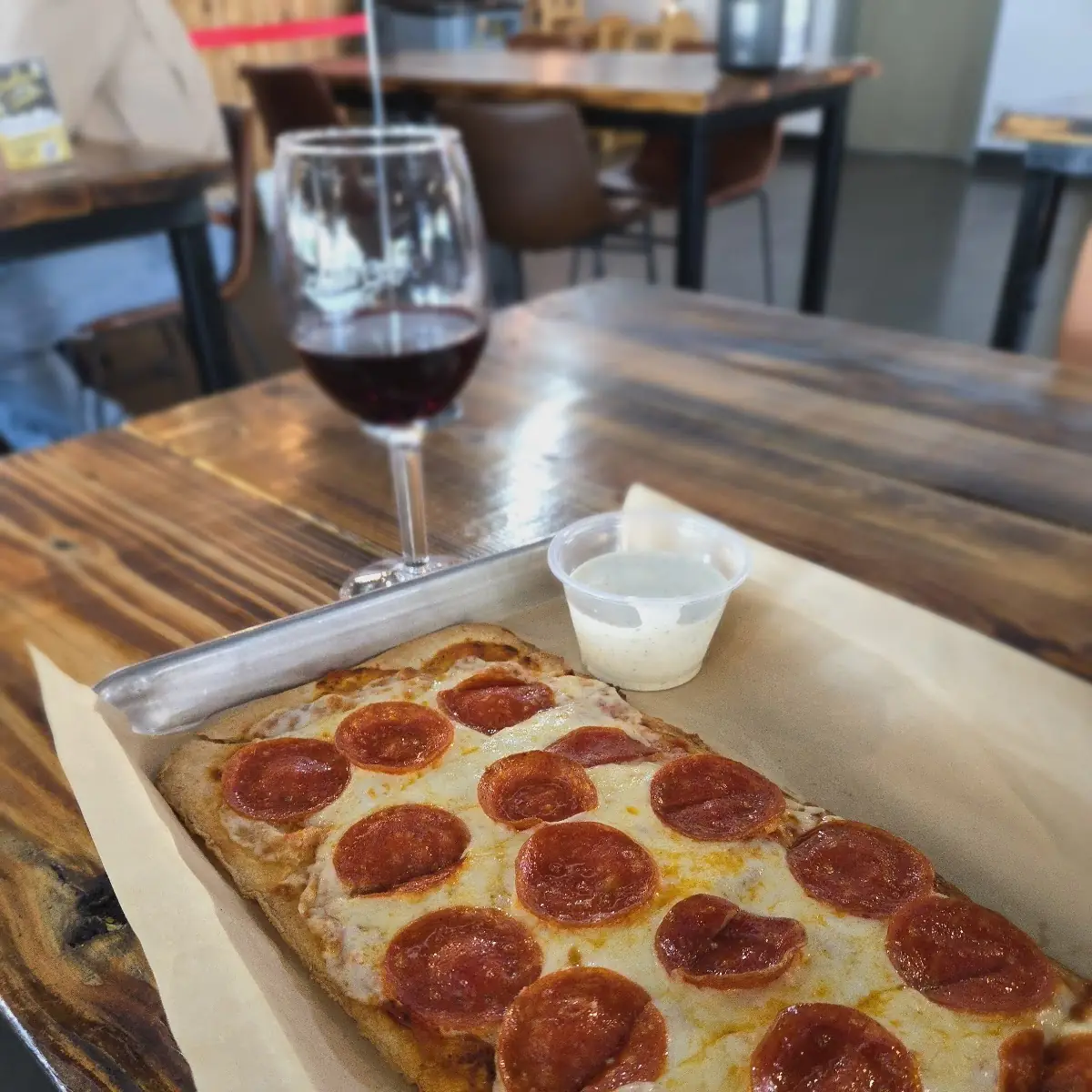Pepperoni and Jalapeño Flatbread Pizza