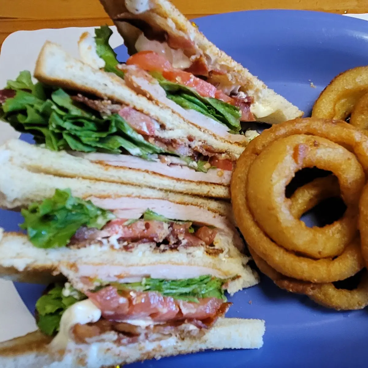 Turkey Bacon Club Sandwich