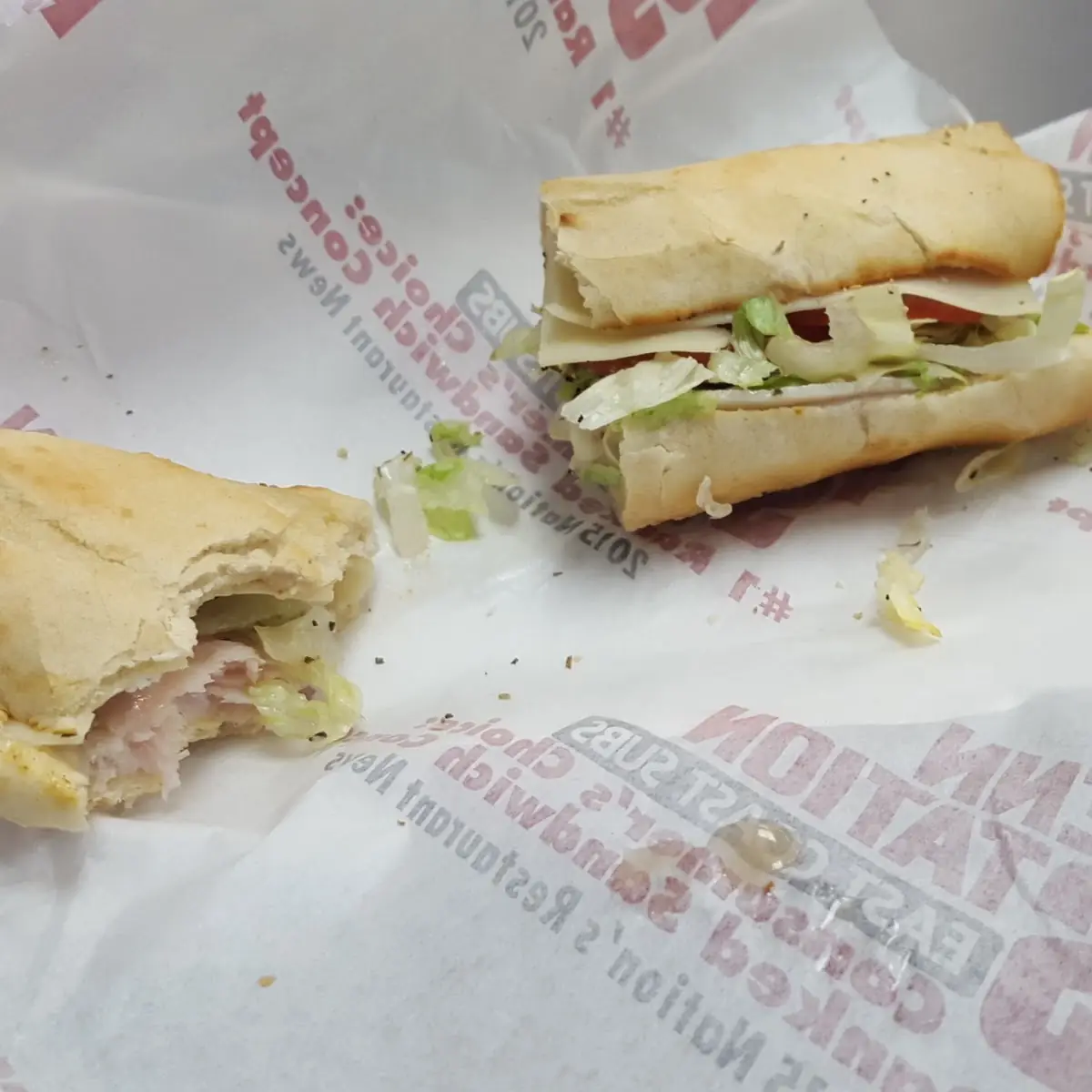 Turkey and Cheese Sandwich