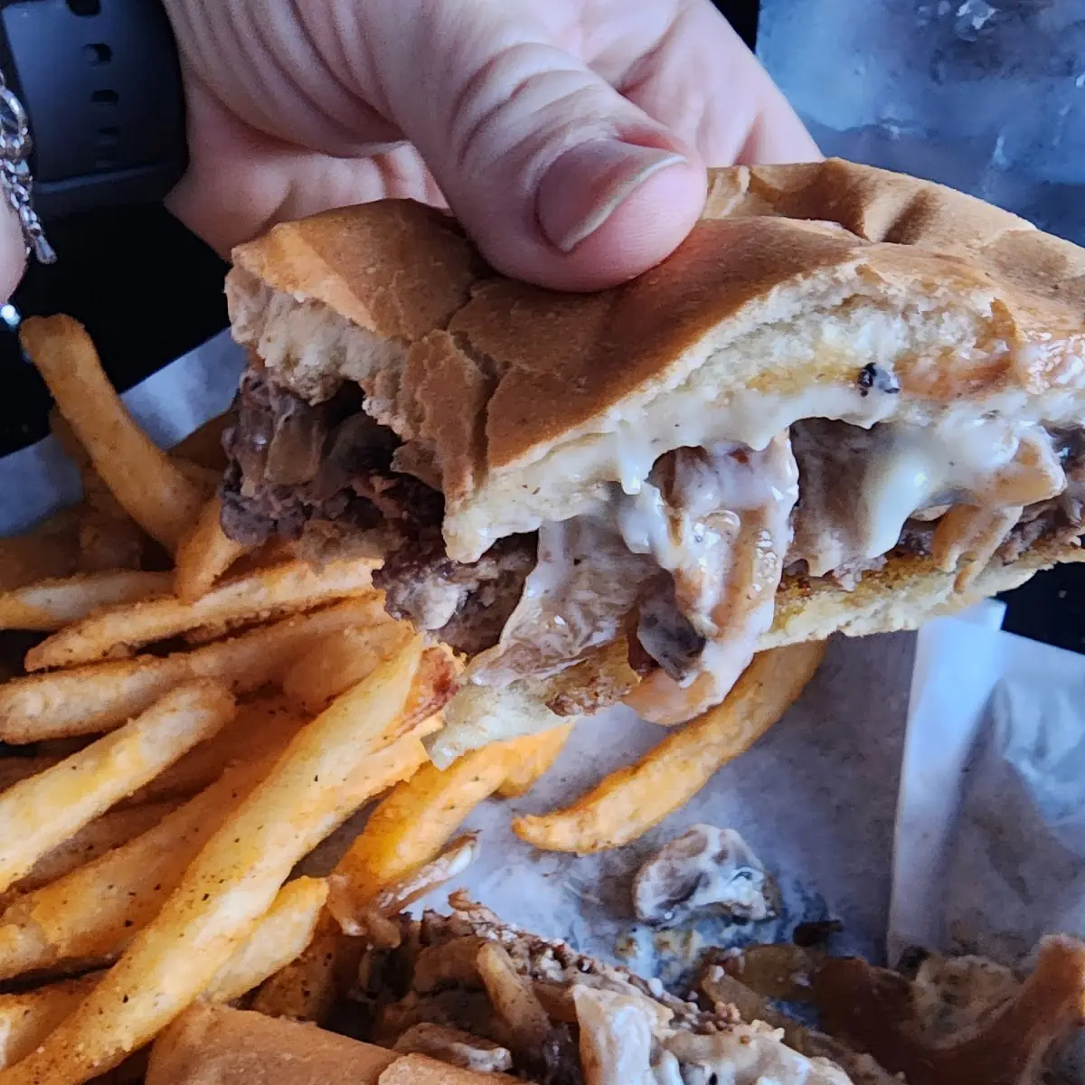 Mushroom Swiss Burger