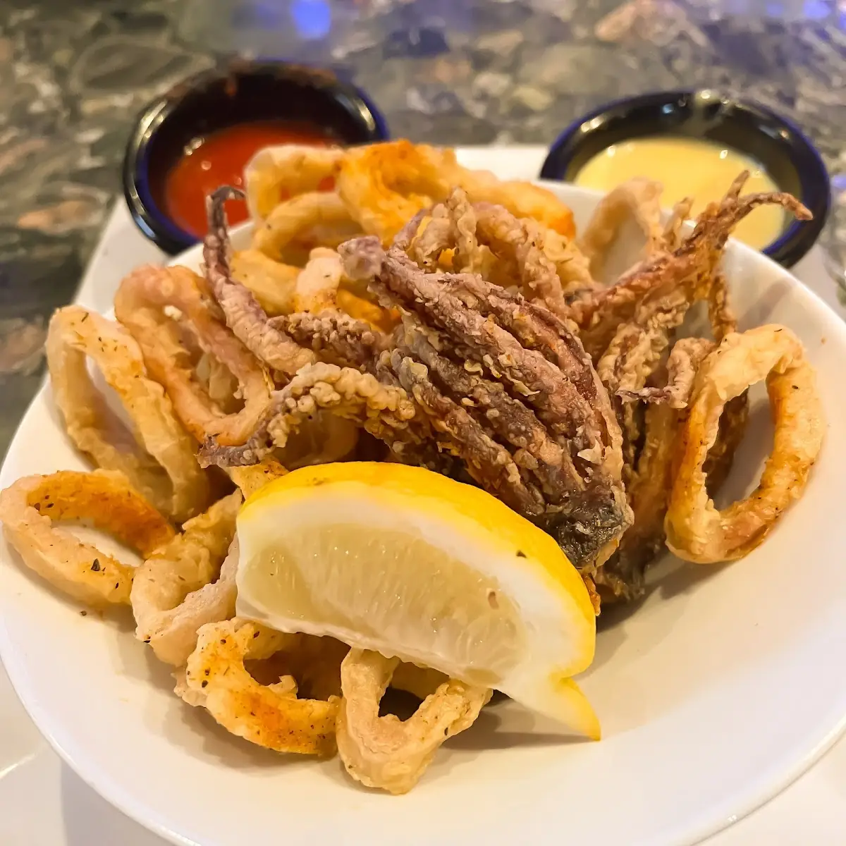 Fried Calamari with Chipotle Sauce