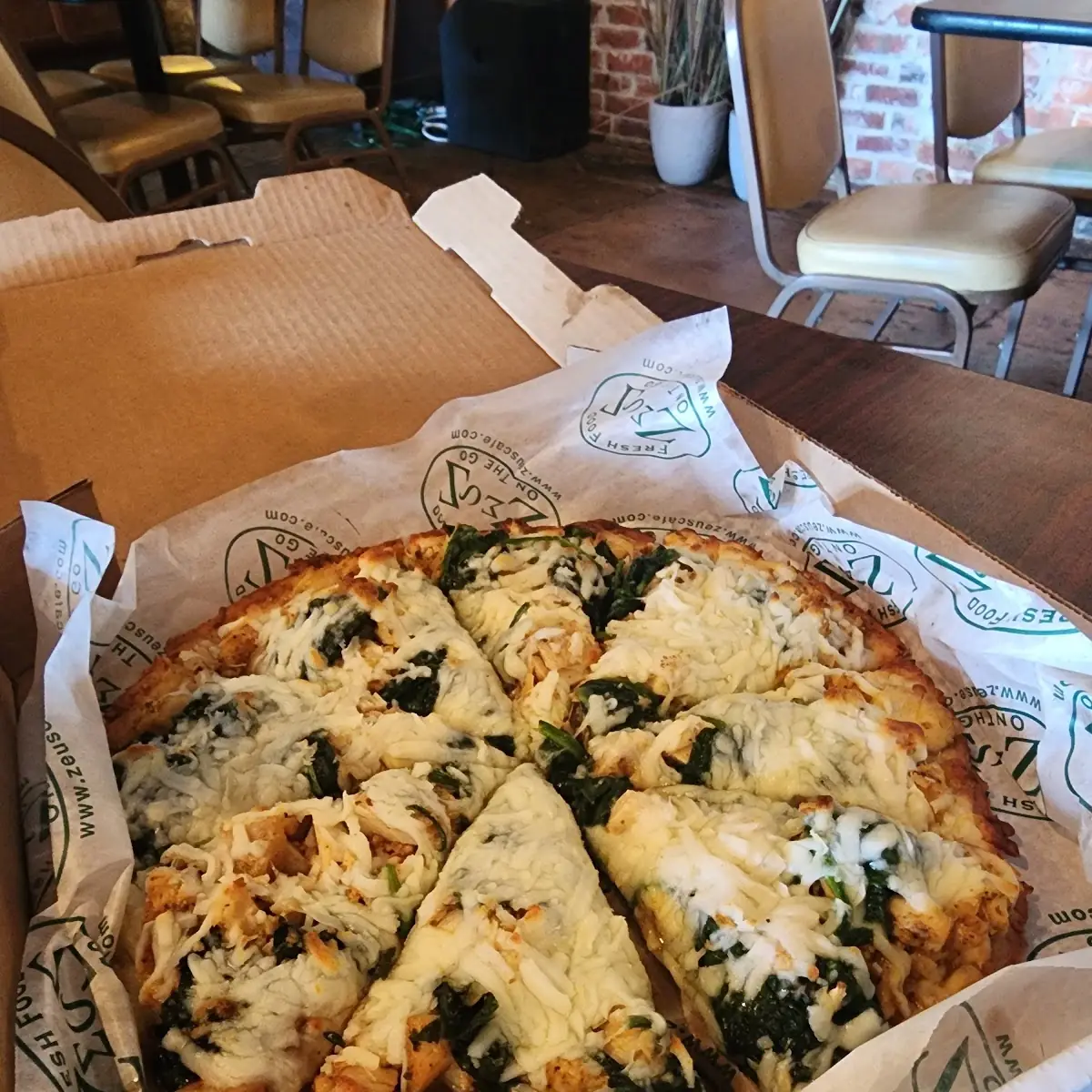 Spinach Pizza