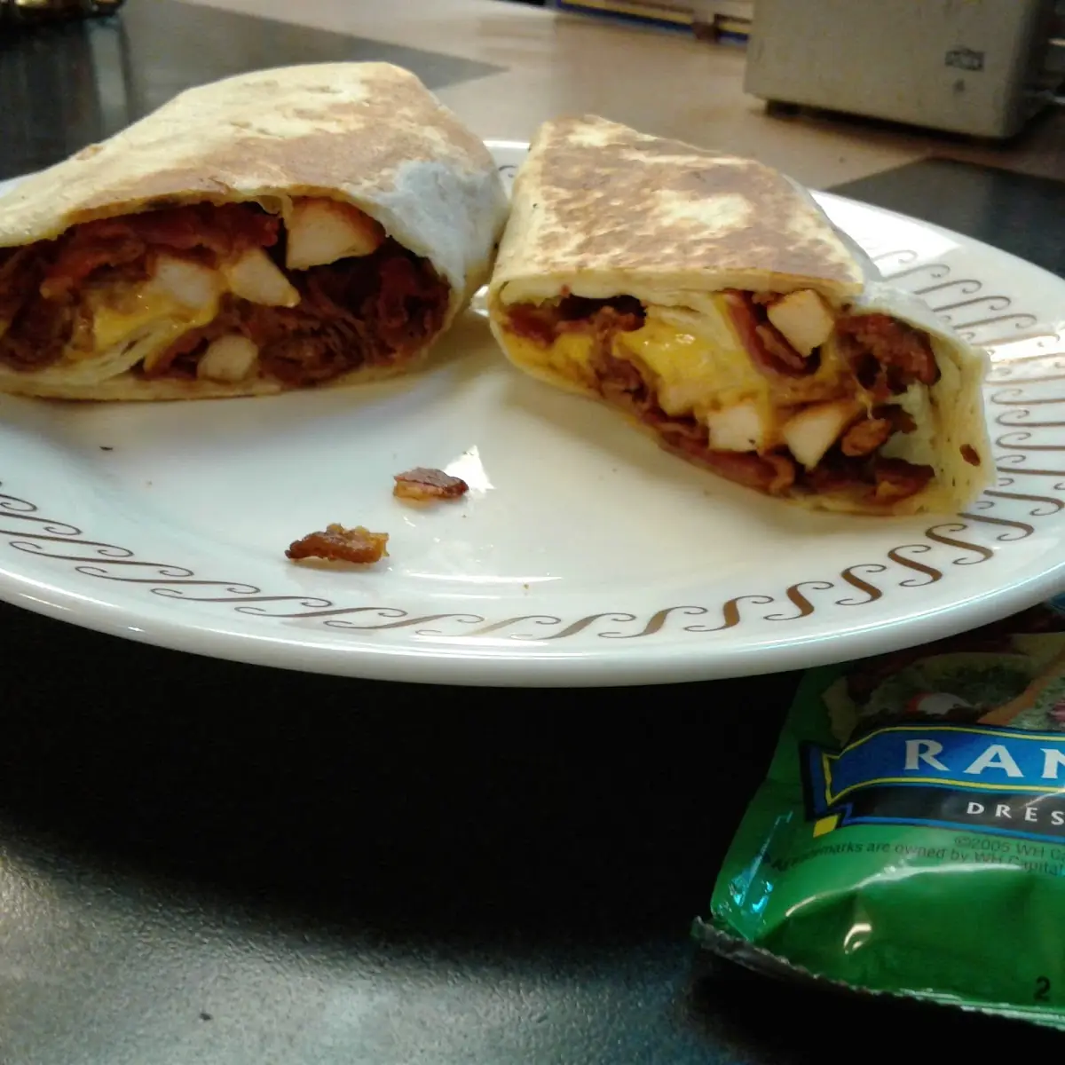 Bacon Chicken Cheese Wrap