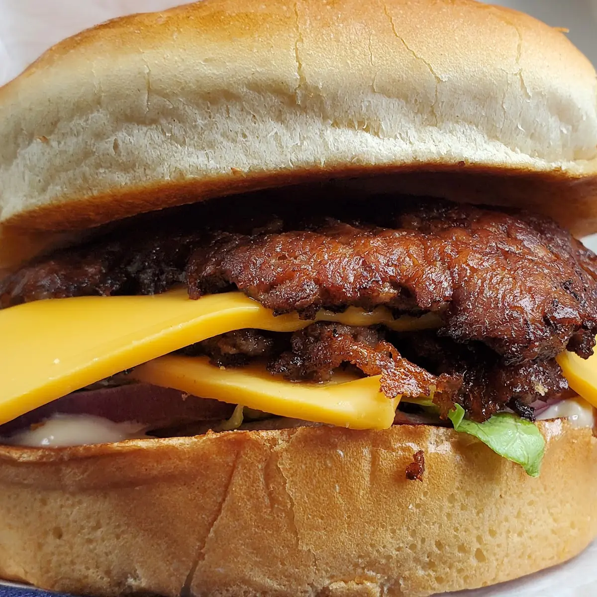 Double Burger Cheeseburger Deluxe