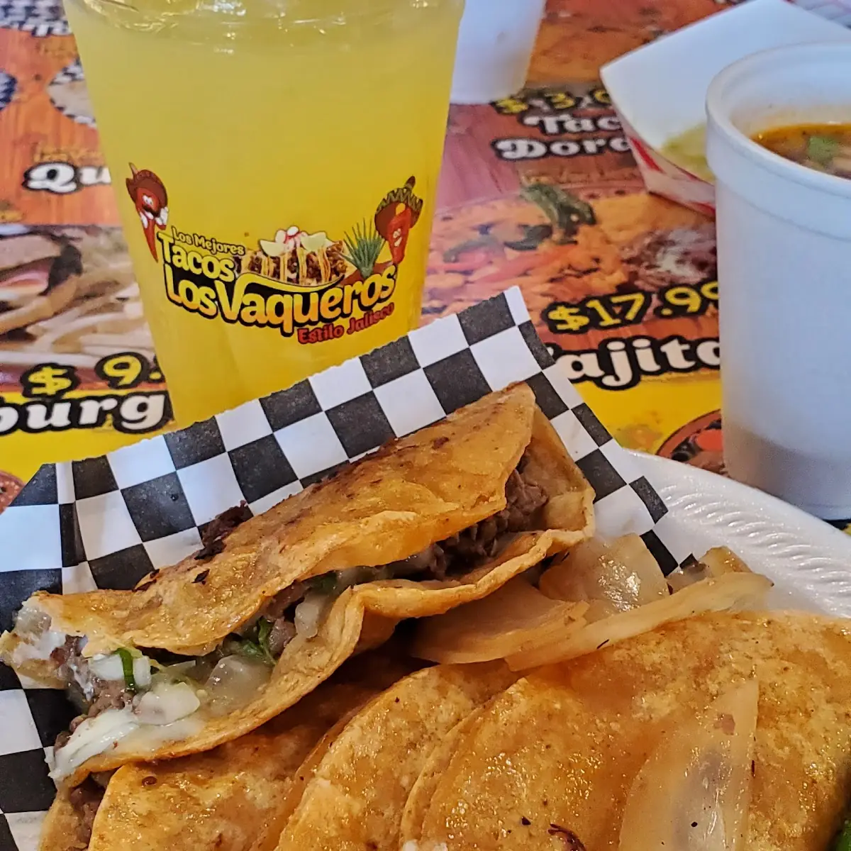Quesa Birria De Asada Tacos