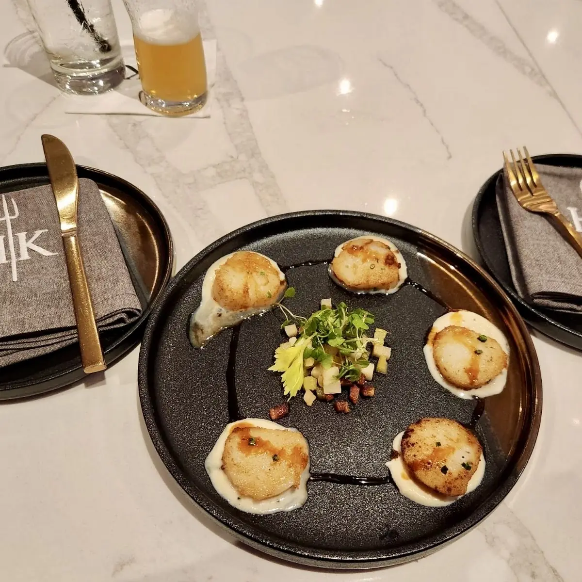 Pan Seared Scallops