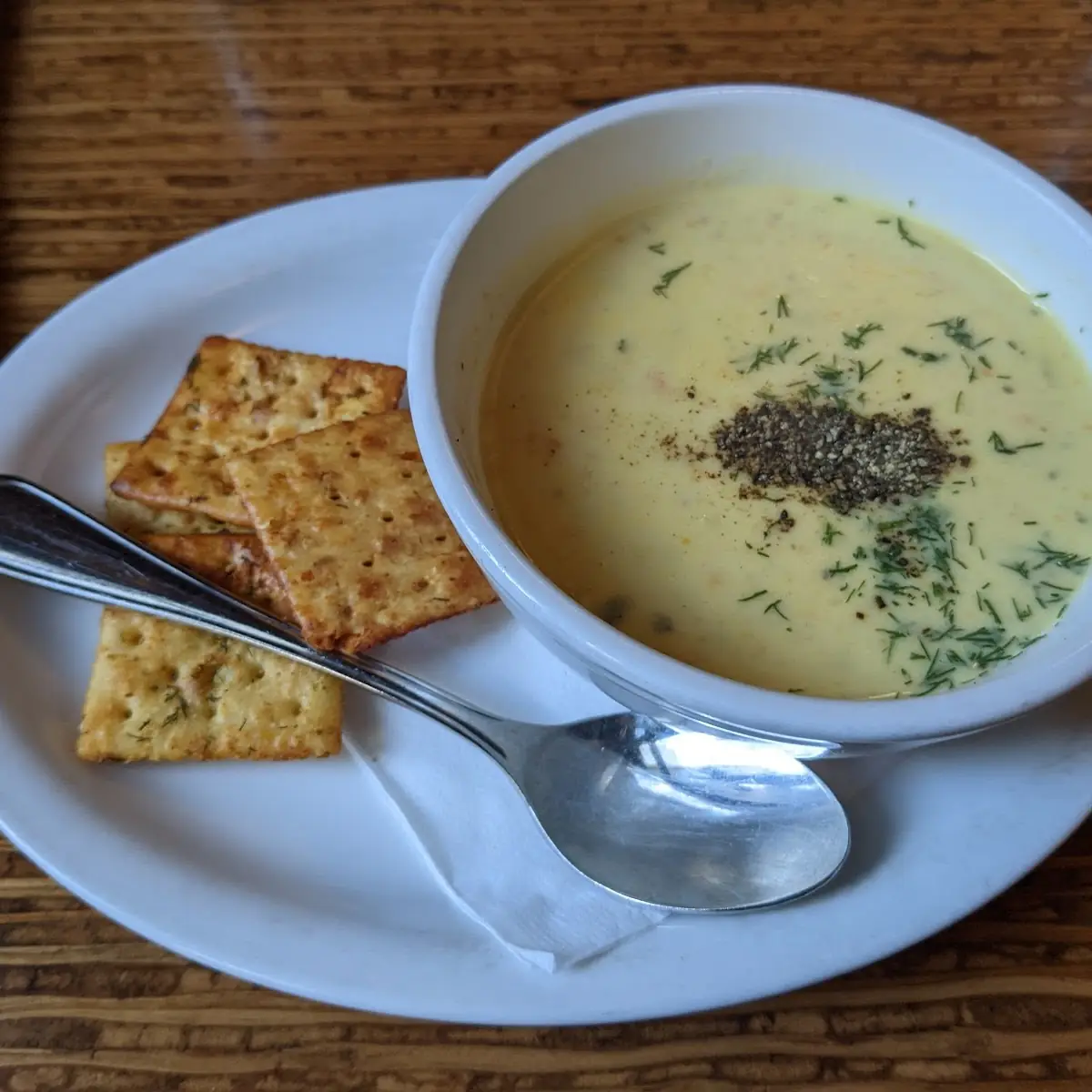 New England Style Clam Chowder Oyster Crackers
