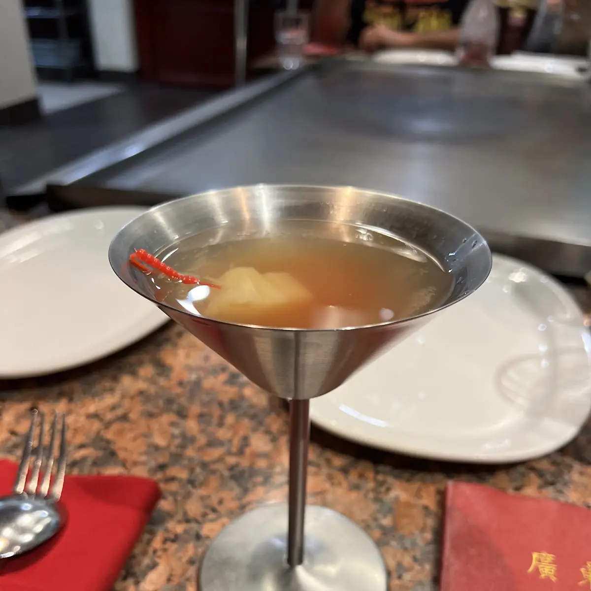 Pineapple Rum Cake Martini