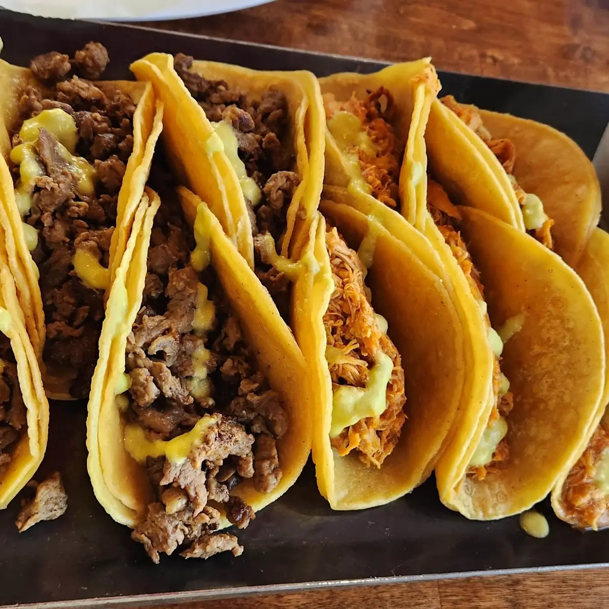 Steak and Chicken Taco