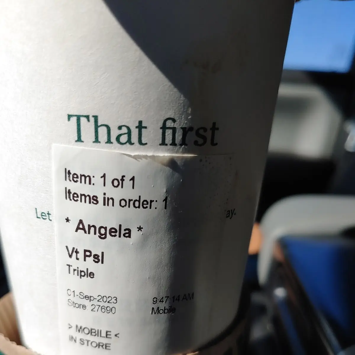 Pumpkin Spice Latte