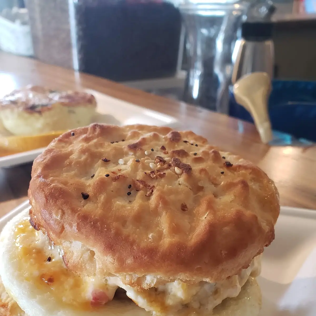 Bacon Egg & Pimento Cheese Biscuit
