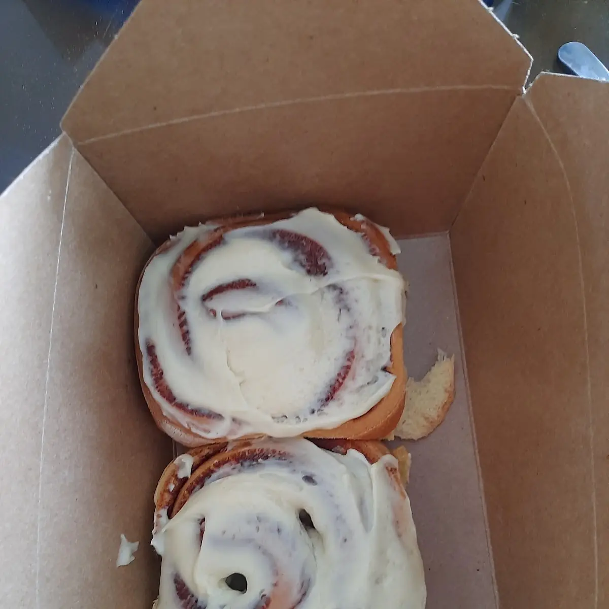 Cinnamon Roll with Cream Cheese Frosting