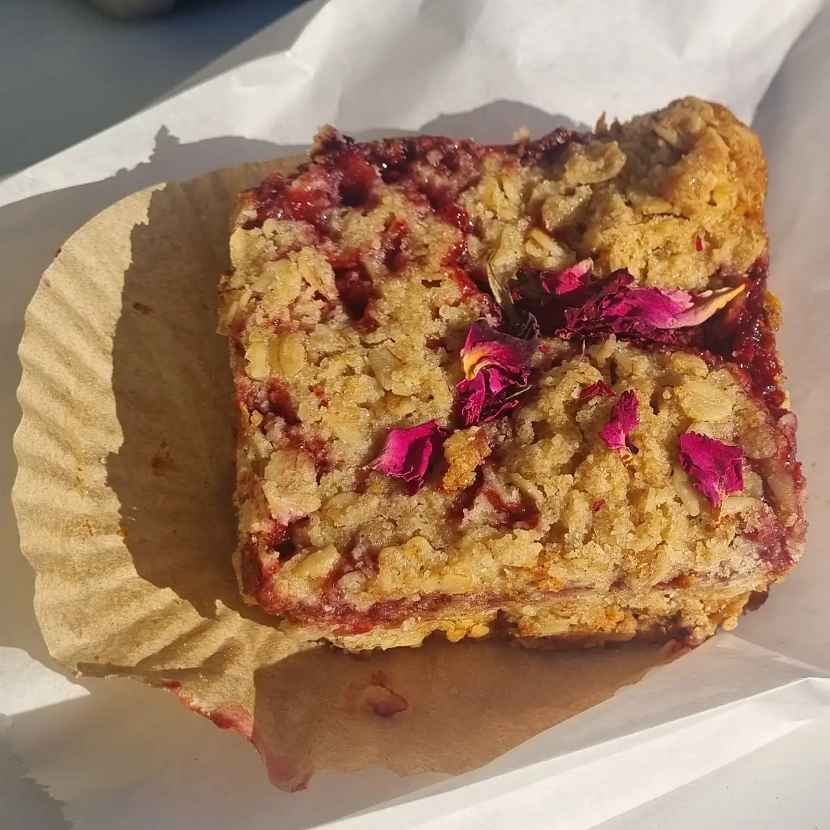 Raspberry Gluten-Free Oat Bar