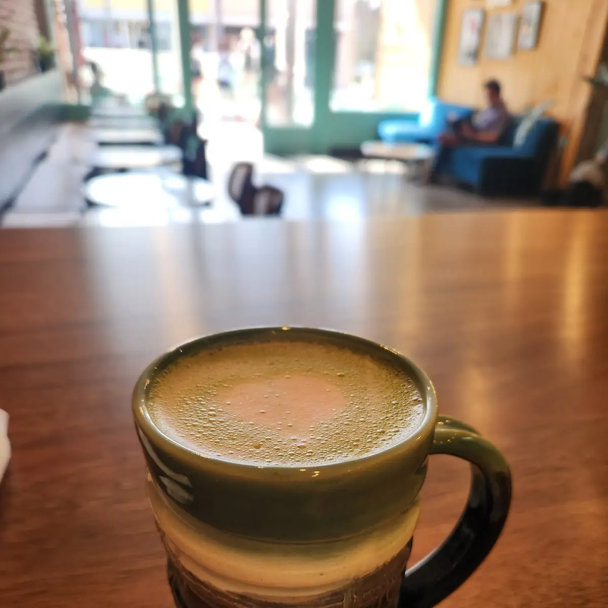 Rose Matcha Latte