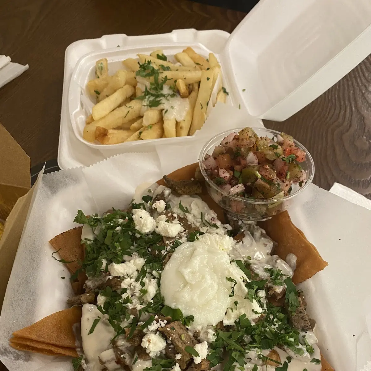 Shawarma Nachos