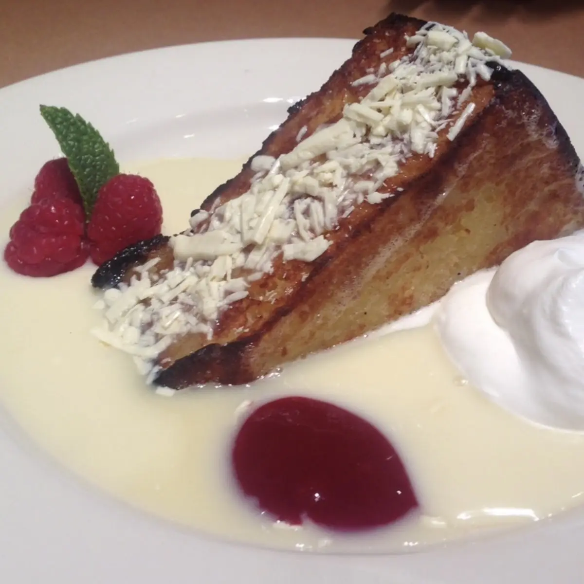 White Chocolate Bread Pudding