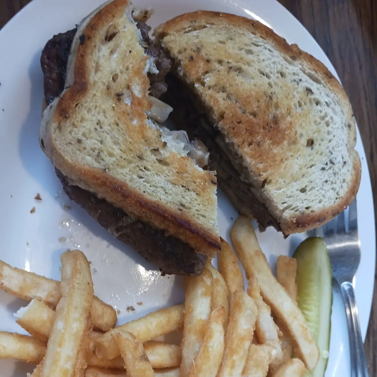 Mushroom Burger Melt