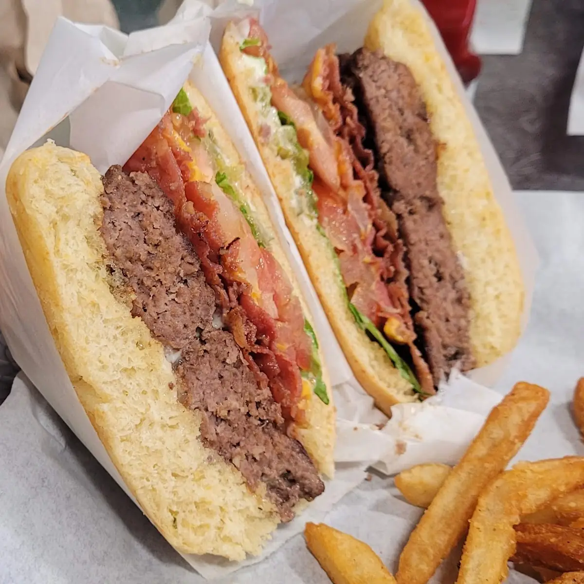 Stuffed Bacon Burger