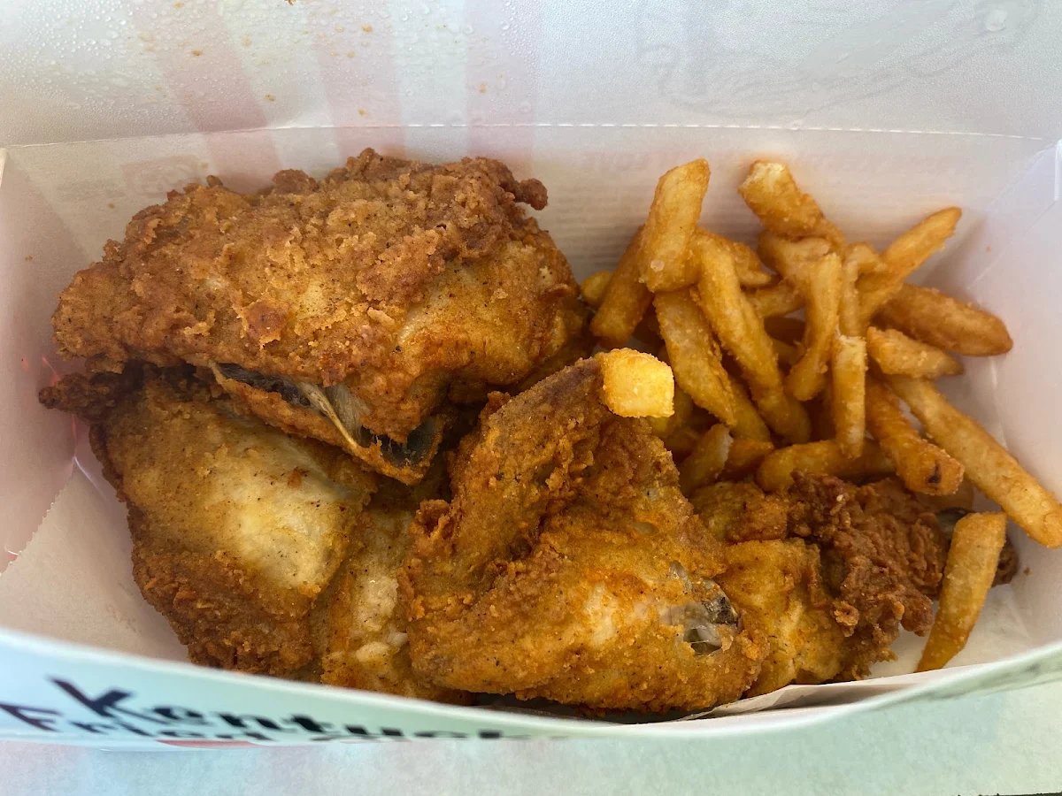 Fried Chicken and Fries