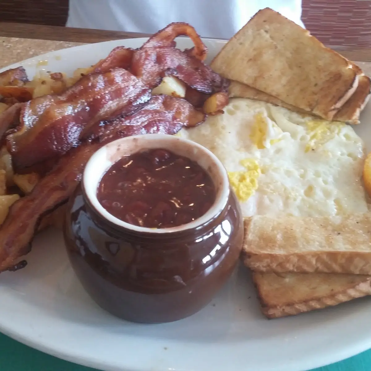 Two Eggs with Cob Smoked Bacon