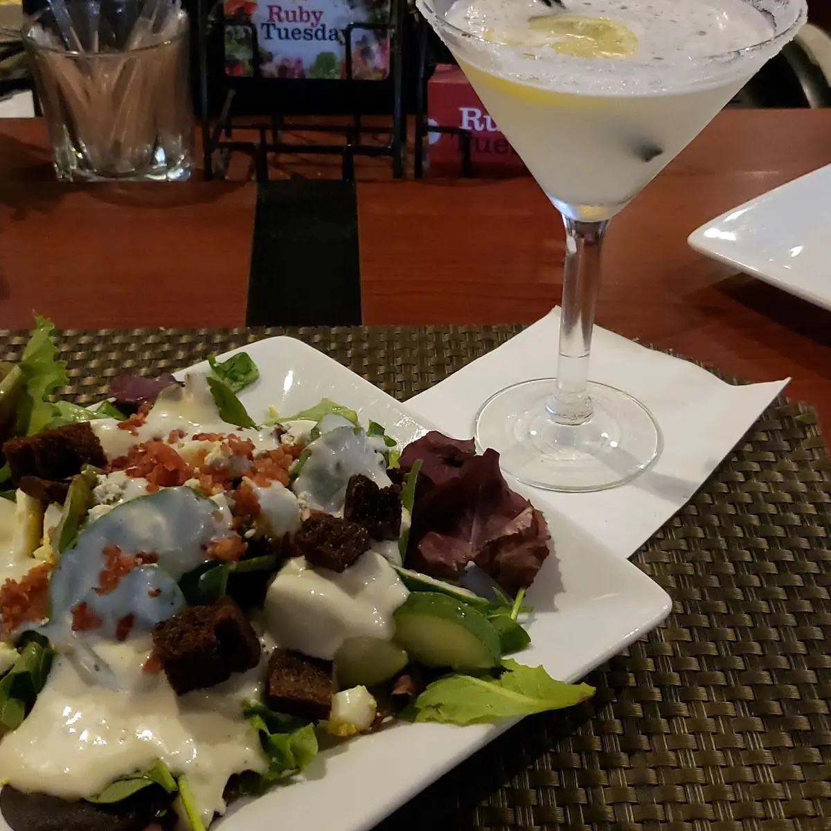 Salad Bar and Martini