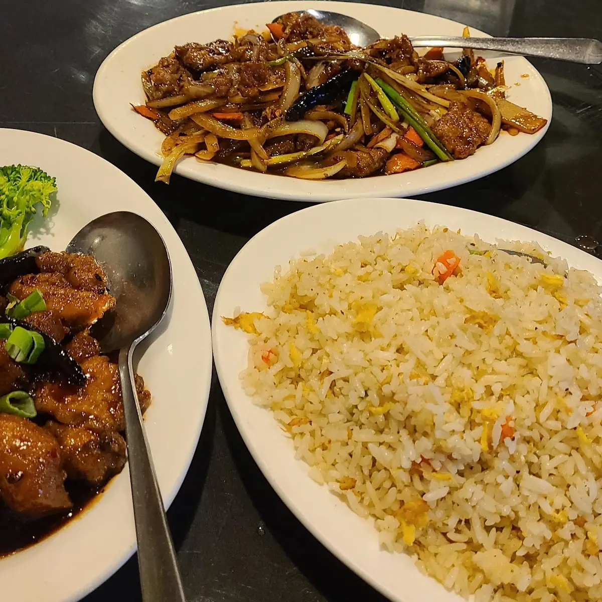 Mongolian Beef and Fried Rice