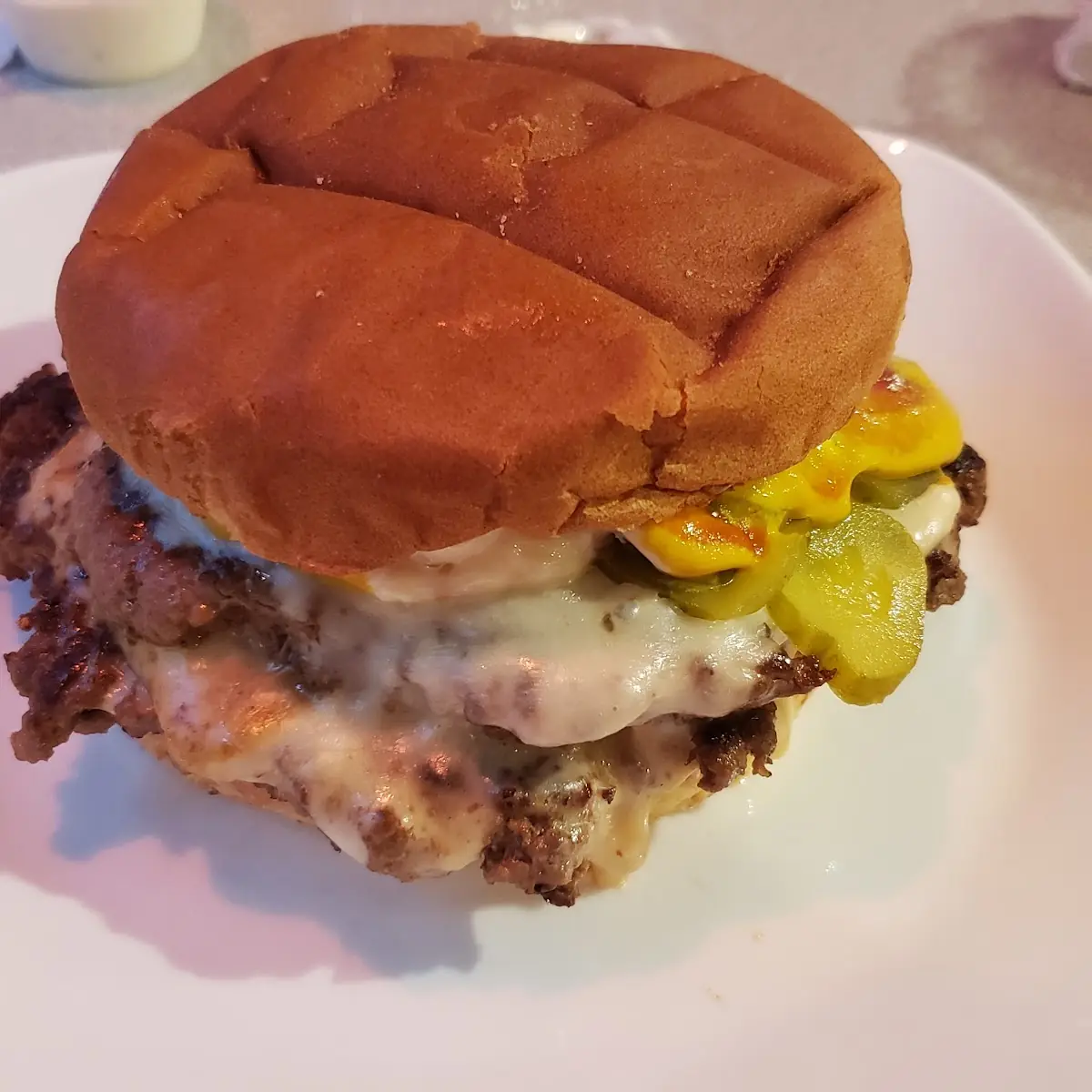 Double Half Pound Cheeseburger
