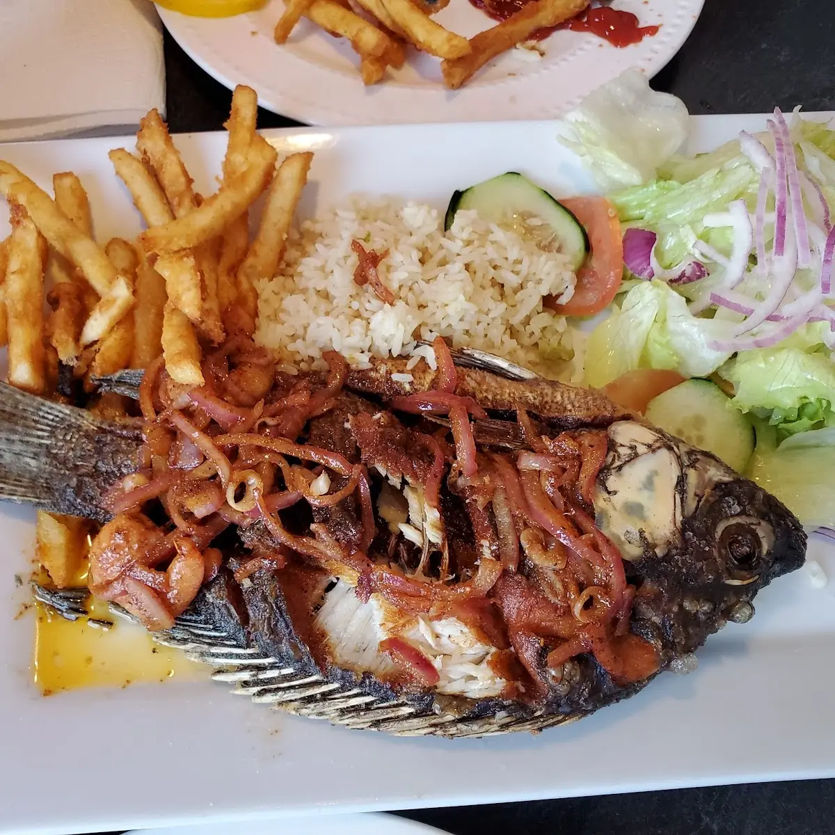 Huachinango Frito / Fried Red Snapper