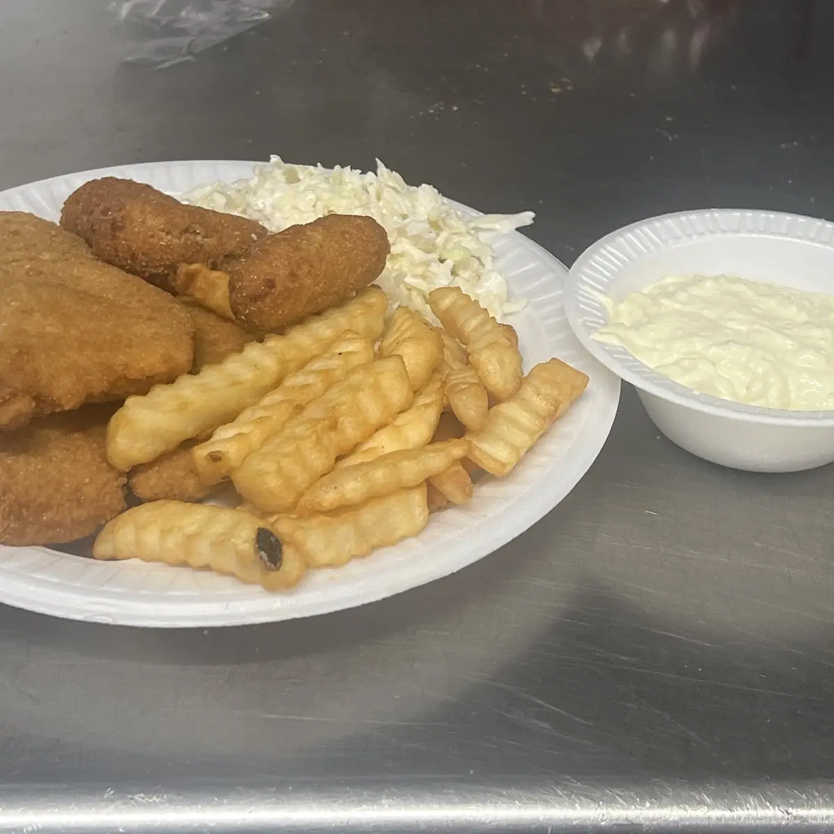 Flounder Fish Sandwich