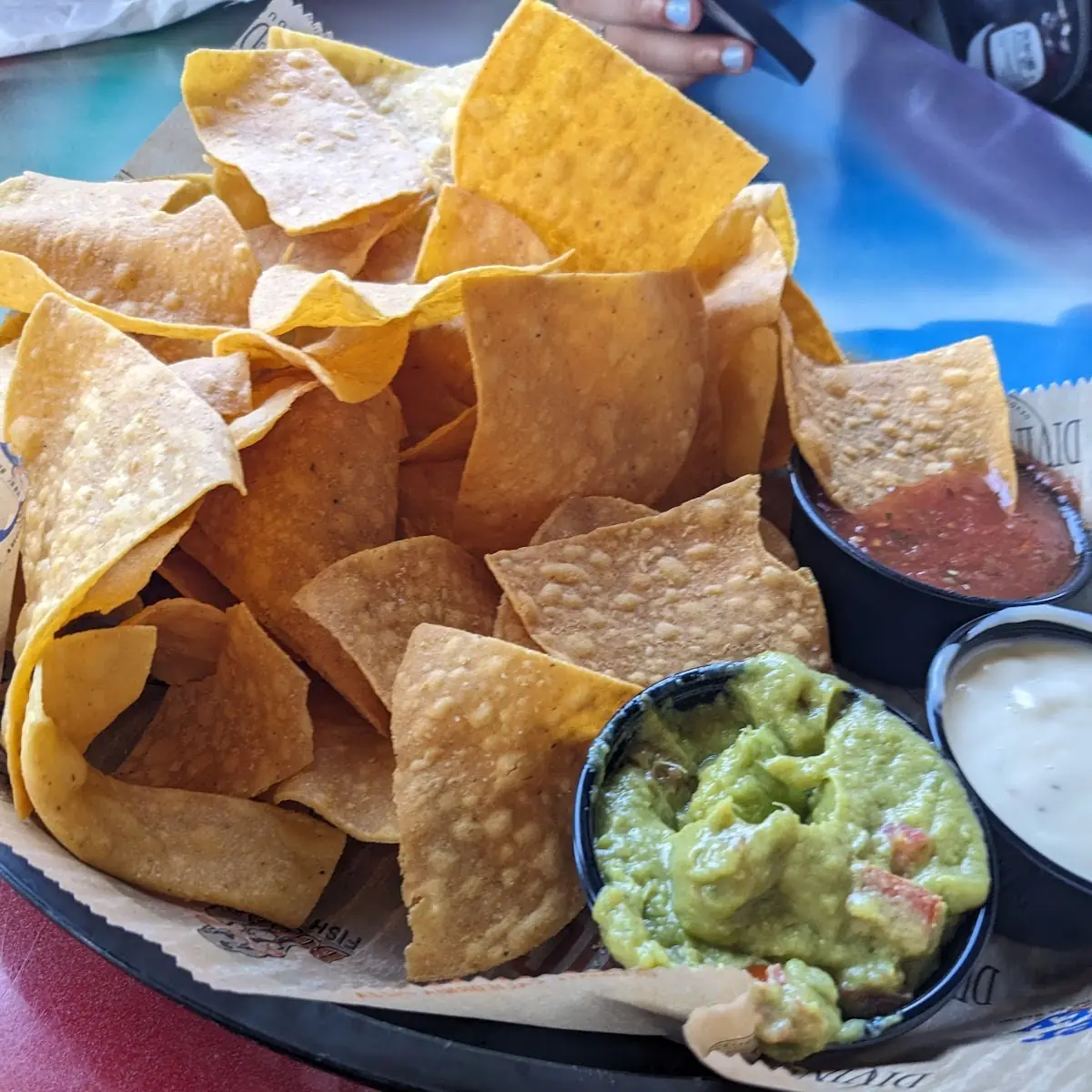 Chips Queso and Salsa