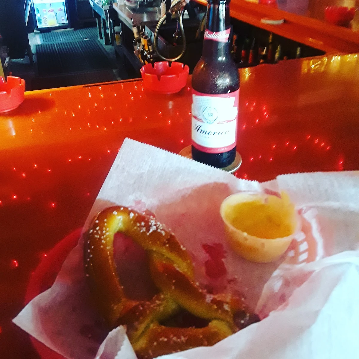 Pretzel with Beer Cheese