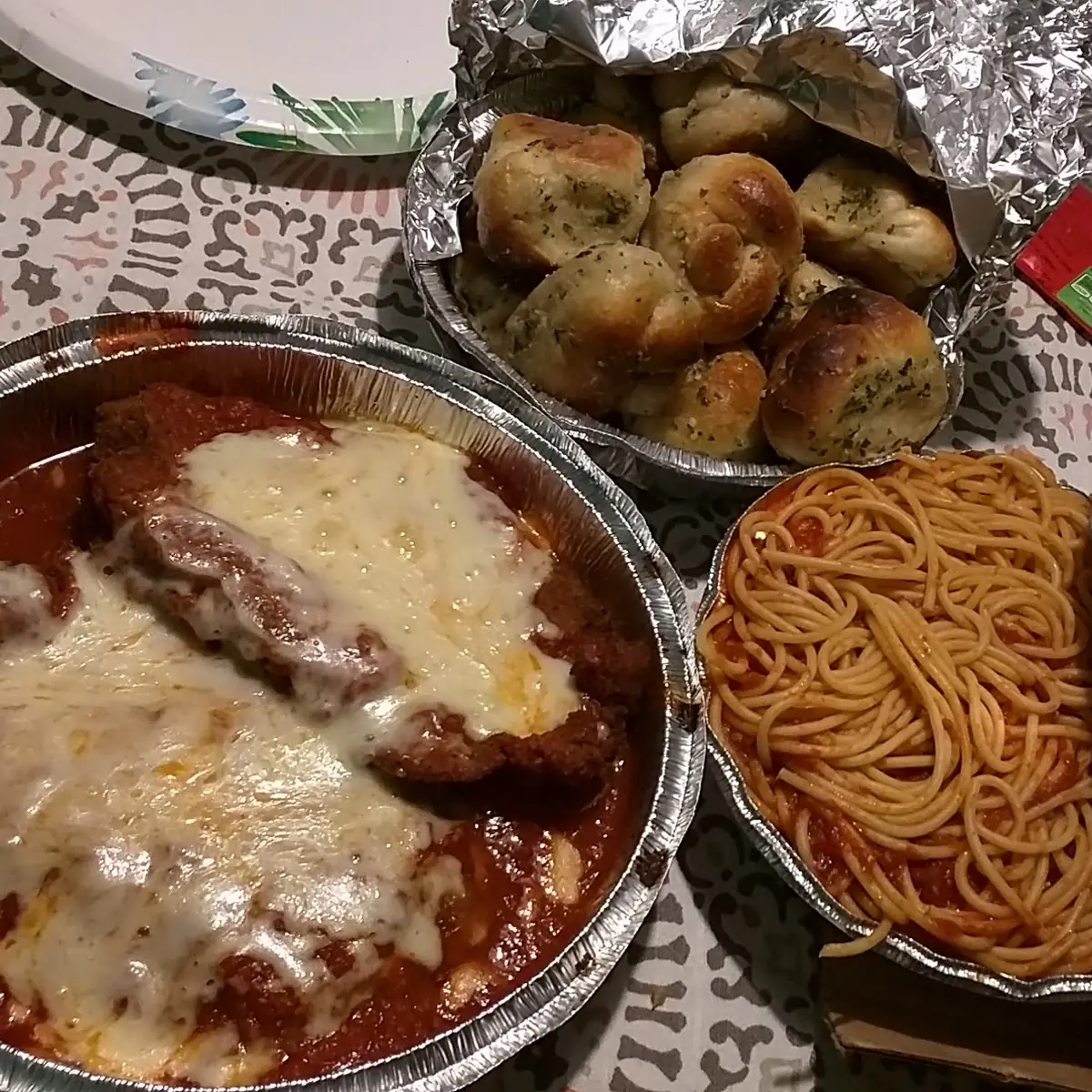 Chicken Parmesan Dinner