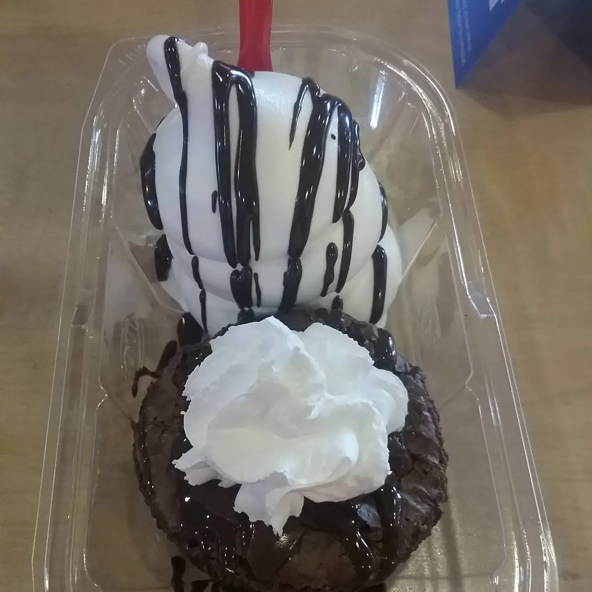 Triple Chocolate Brownie á La Mode