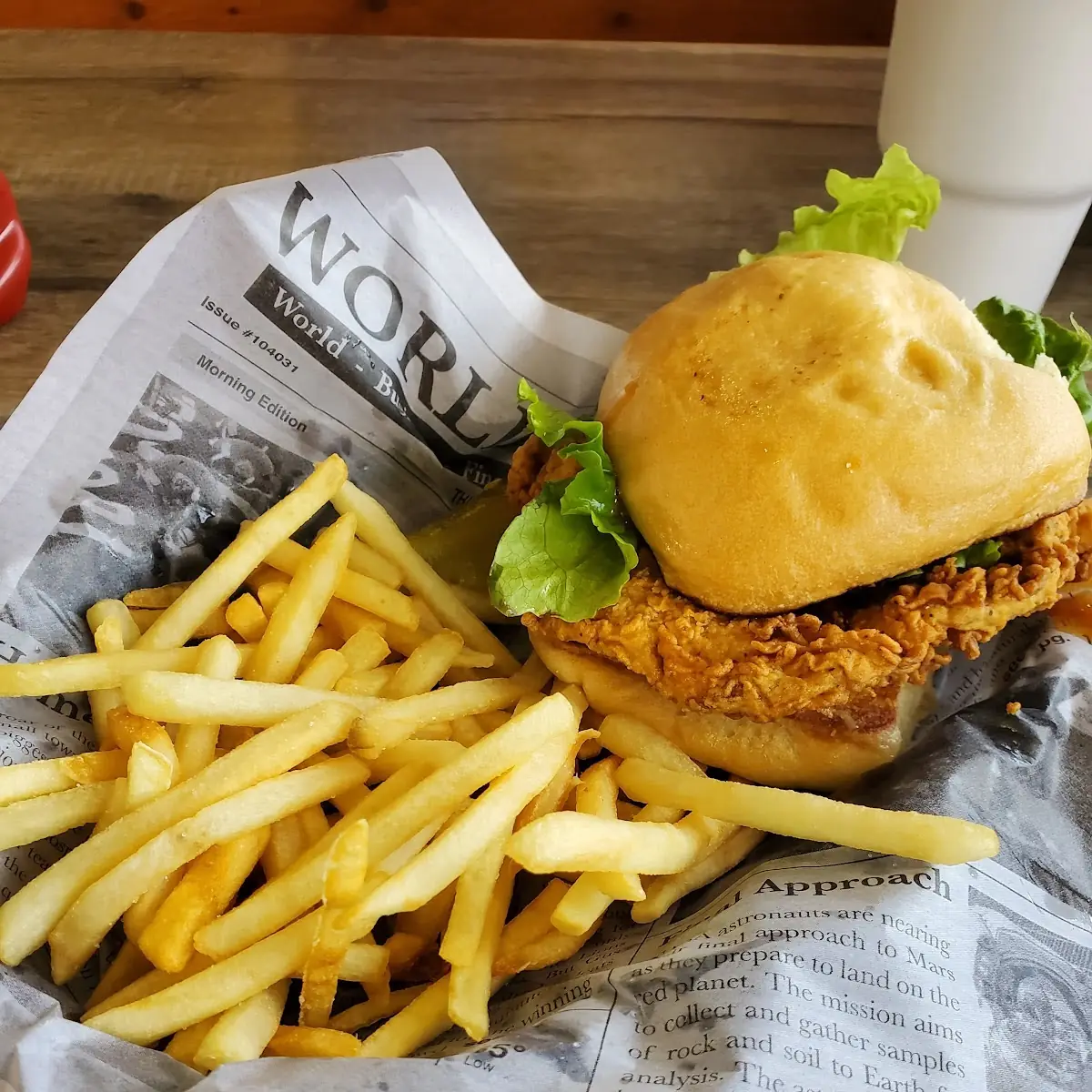 Crispy Chicken Sandwich Combo
