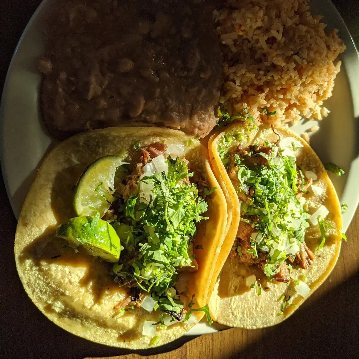 Carnitas Taco Platter
