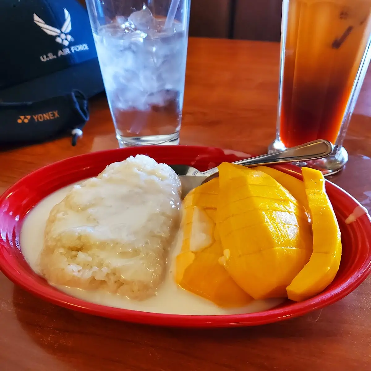 Sweet Sticky Rice with Gelato
