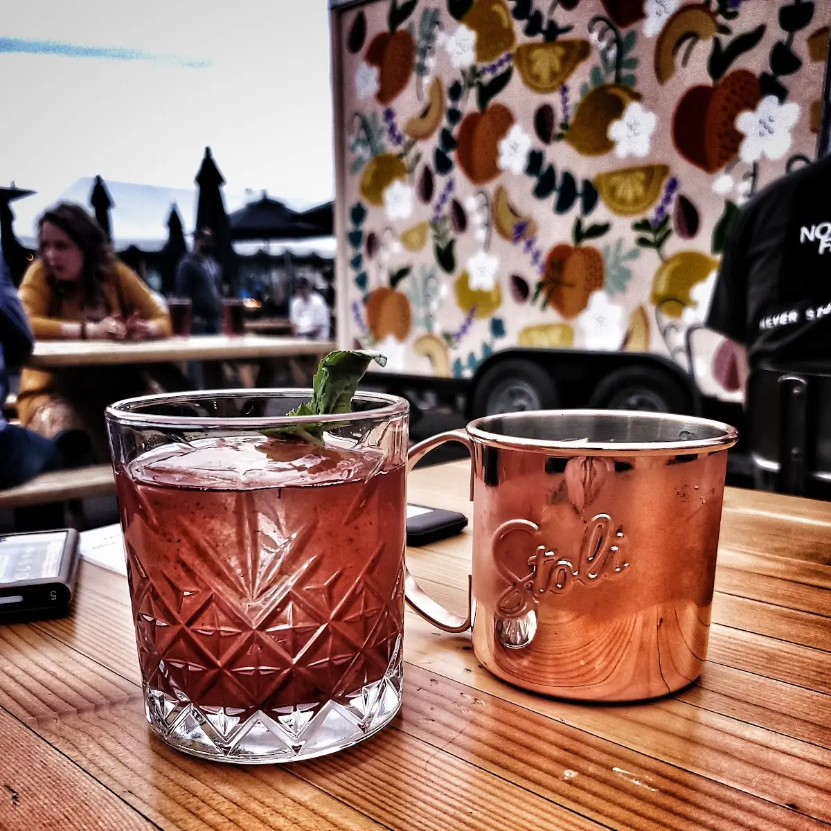 Blackberry Basil Old Fashioned
